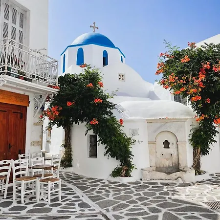 فيلة Thrilling Santorini Gauche 2 Bedrooms Furnished Sun Terrace With Private Heated Pool بيريسا